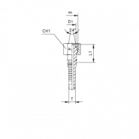 Фитинг для РВД CAST DKO-S внутренняя резьба - 806102