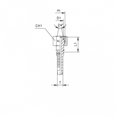 Фитинг для РВД CAST DKO-S внутренняя резьба - 806102
