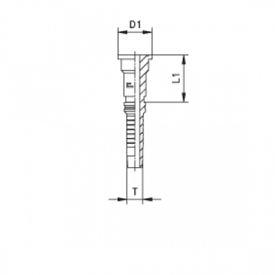 Фланец для РВД CAST SF 3000 Interlock SAE код 61 - 807802