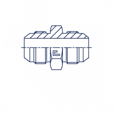 Соединение проходное P Прямое для гидросистем - 202415.3