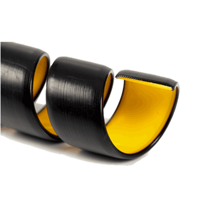 Двухцветная пластиковая защита Safeplast для РВД ABRA - Пластиковая защита 040 мм Abra (двухцветная) - DC040R25MK