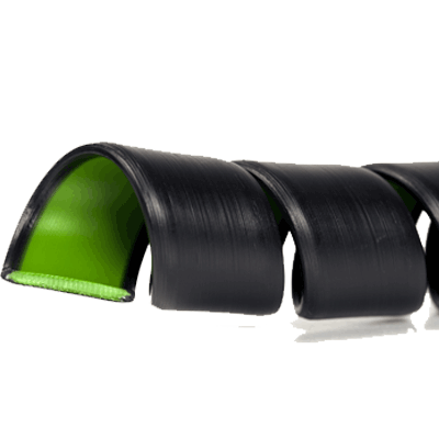 Двухцветная пластиковая защита Safeplast ASTA для горного дела - Пластиковая защита 020 мм (антистатическая) - 020R25ASTA