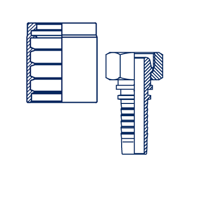 Фитинги для РВД DK Комплект - 20111-16-05T+03310-05-PM