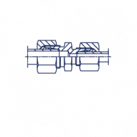 Соединение проходное редукционное прямое PR в сборе с В3 - 104128