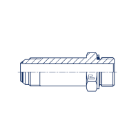 Штуцер ввертной удлиненный FM Прямое UNF, уплотнение тип G - 216405.3