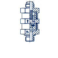 Обратный клапан с развальцовкой 37° с уплотнением, резьба BSP - 501501.3