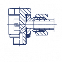 Соединение Banjo J Ввертное BSP уплотнение тип E в сборе с В3 - 101301
