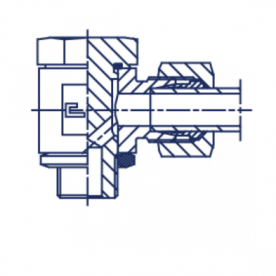 Соединение Banjo J Ввертное метрическое, уплотнение тип E в сборе с В3 - 101403