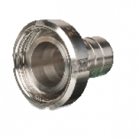 Конический гладкий Штуцер с гайкой под рукав DIN11851 - МF100