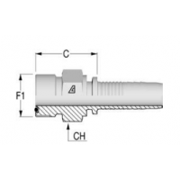 Фитинг для РВД Alfagomma ORFS наружная резьба - H1212410-060600