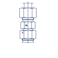 Проходное соединение PNF в сборе с B3 - 606104