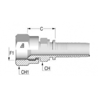 Фитинг для РВД Alfagomma JIC конус 37° внутренняя резьба - H1226514-101000