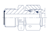 Адаптер А Переход на DIN 2353 внутренняя резьба - 402701