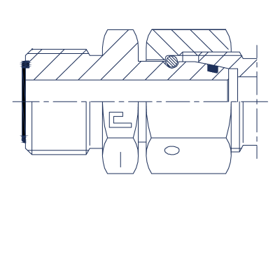 Адаптер А Переход на DIN 2353 внутренняя резьба - 402715