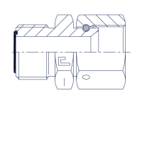 Адаптер А Внутренняя резьба переход на SAE J514 - 403001.3