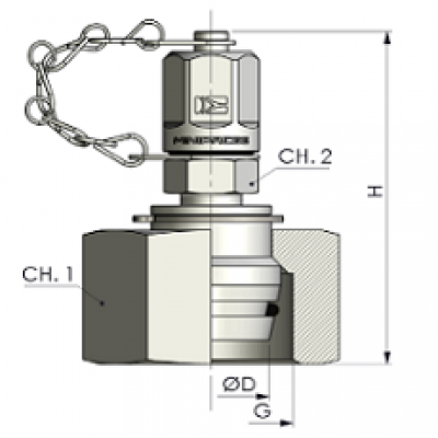 Контрольная точка 16x2 - DKO-S (Г) 24x1.5 16 o-ring (металл.) S11124X15C