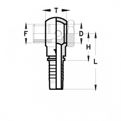 Фитинг универсальный CX BANJO метрический - CX0516OM