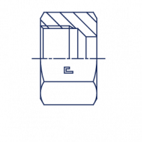 Гайка накидная - 100201