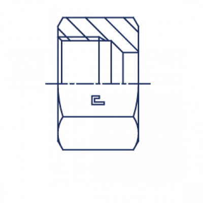 Гайка накидная - 100219