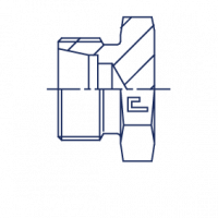 Заглушка V метрический с наружным шестигранником VF - 108004.1