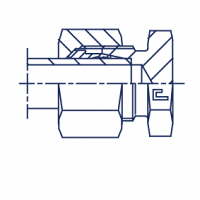 Заглушка V метрический с наружным шестигр. VF в сборе с В3 - 108008