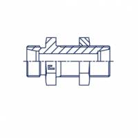 Соединение переборочное PD Прямое - 103610.1