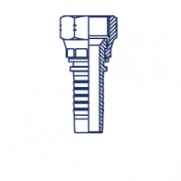 Фитинг для РВД Powermaster DKI внутренняя резьба обжатая гайка - 20711-16-06-PM