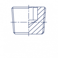 Заглушка V BSPT/NPT 60 град. - 301001