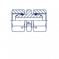 Соединение проходное гайка-гайка PS Прямой адаптер BSP с накидной гайкой - 301801