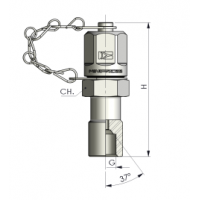 Контрольная точка 16x2 - JIC (Г) 7/16-20 (металл.) S115071FFC