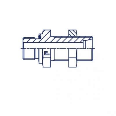Прямое BSP переборочное уплотнение тип Е - 104919.1
