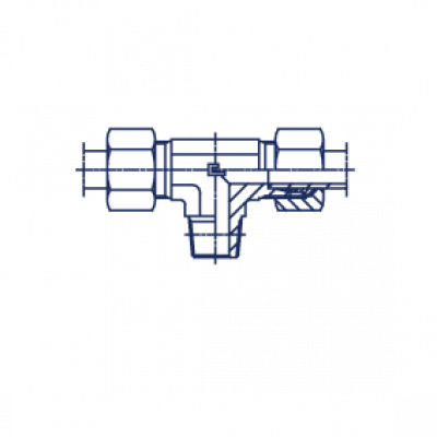 Т-образное NPT уплотнение тип С в сборе с В4 - 102622.4