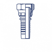 Фитинг BSP с внутренней резьбой и обжатой гайкой POWERMASTER - 22611-02-03-PM