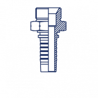 Фитинг для РВД Powermaster DK наружная резьба - 10611-14-04-PM