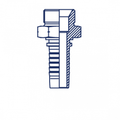 Фитинг для РВД Powermaster DK наружная резьба - 10611-14-04-PM