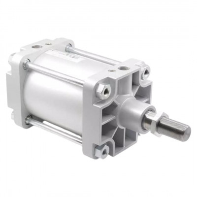Пневмоцилиндр 125x130 мм Pemaks PMBYA-125-130-M2(M20x2.5) двуст. действия, ISO 15552
