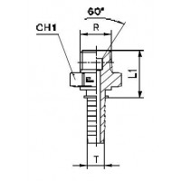 Фитинг CAST DN 06 BSPT 1/4 802404