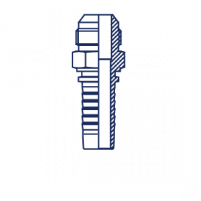 Фитинг Powermaster DN 12 JIC (Ш) 3/4 16711-08-08-PM