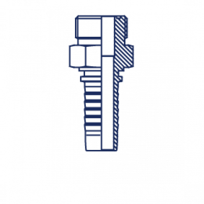 Фитинг Powermaster DN 12 ORFS (Ш) 1 14211-10-08-PM