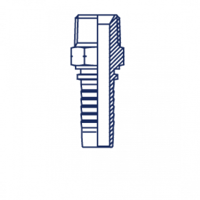 Фитинг Powermaster DN 20 NPTF 3/4 15611-12-12-PM