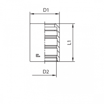 Муфта CAST DN 10 R7 NEW производства 800804