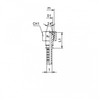 Фитинг CAST DN 05 DKO-S (Г) 16x1.5 8 801004