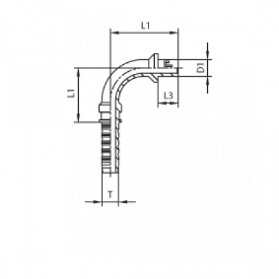Фитинг CAST DN 06 BEL (Ш) 10 (90) 801405