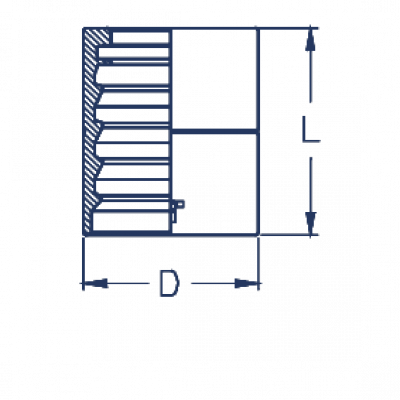 Муфта TIEFFE DN 32 1SN с зачисткой BXL20