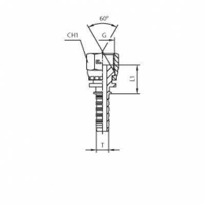 Фитинг CAST DN 05 BSP (Г) 1/8 802701