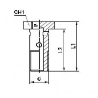 Фитинг CAST BANJO BOLT 1/2 804804