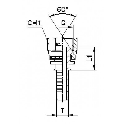 Фитинг CAST DN 06 BSP (Г) 1/4 802704