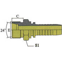 Фитинг NN DN 25 DKO-L (Ш) 36x2 28 10411-36-16-TR