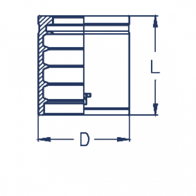 Муфта TIEFFE DN 08 1SN/1SC/2SC/R16S/R17 BNK105